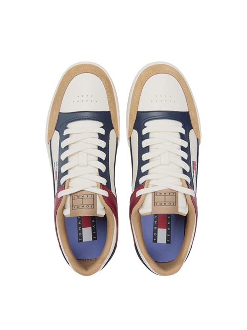 Sneaker in pelle multicolore Tommy Jeans | EM0EM016600GY